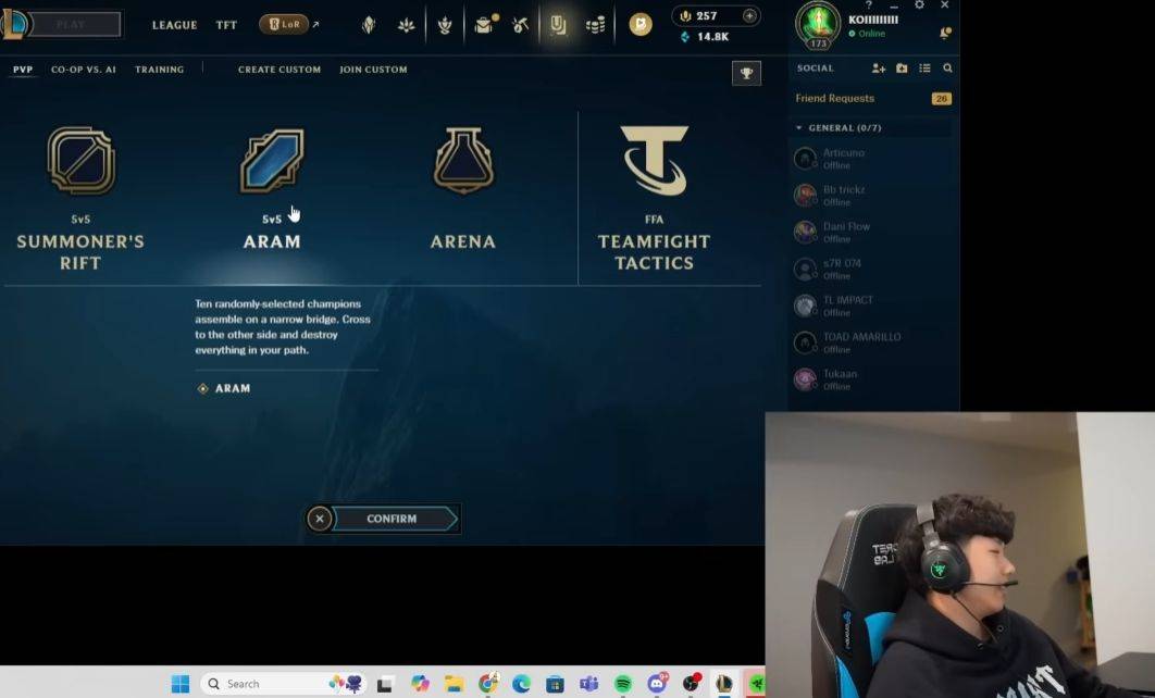 LOL冠(guān)军選(xuǎn)手认为大乱斗比单排更有价值