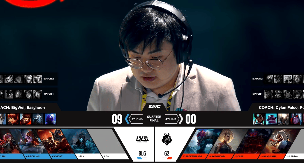 G2碾碎(suì)BLG钥匙，北川(chuān)背(bèi)锅，K皇承认：现在战队一(yī)塌糊涂