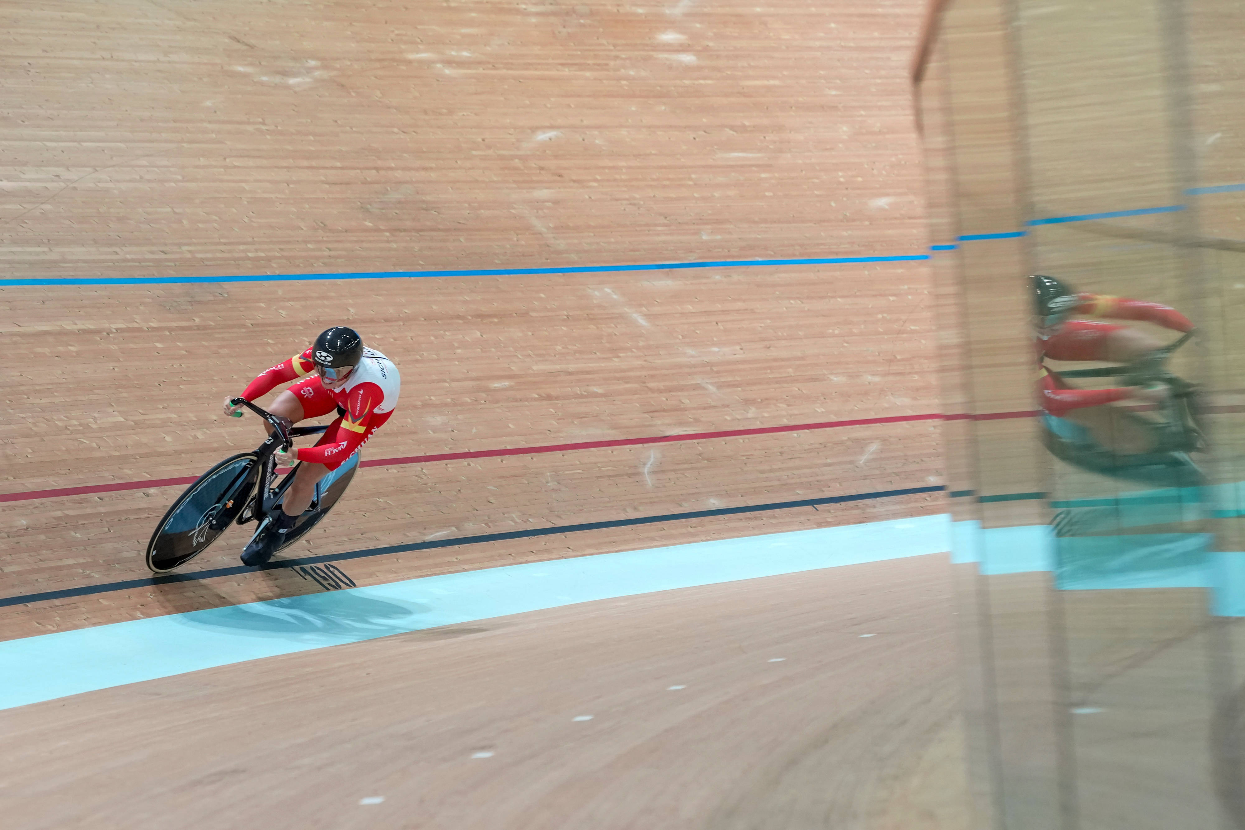 全运会丨场地自行车——女子250米计时赛资格赛赛况