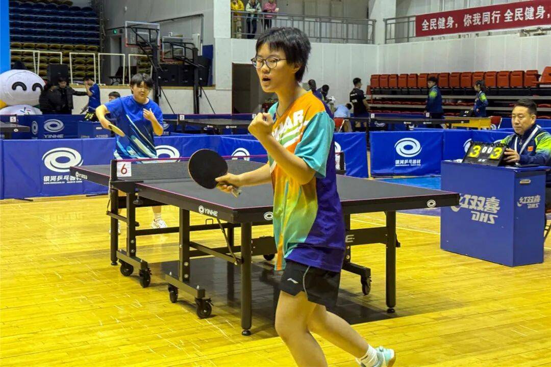 中国乒协2025国青国少集训队新疆选拔赛在石开赛